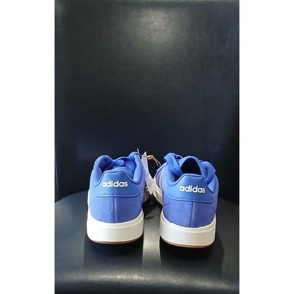 Adidas Grand Court Blue/White Sneakers W Fat Laces. IH1039. Men Size 11. NWB main image 6